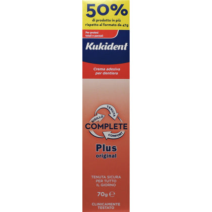 Kukident Plus Complete Adesivo Per Protesi 70g