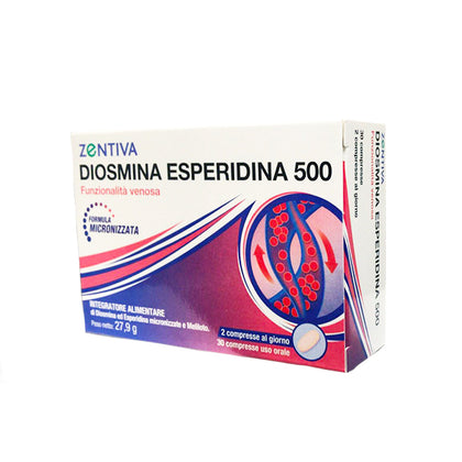 Diosmina Esperidina Zentiva 500 30 Compresse