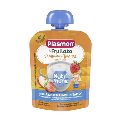 Plasmon Nutri Mune Frullato Fragola E Yogurt 85g