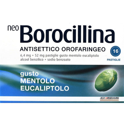 Neoborocillina Antisettico Orale 16 Pastiglie Menta