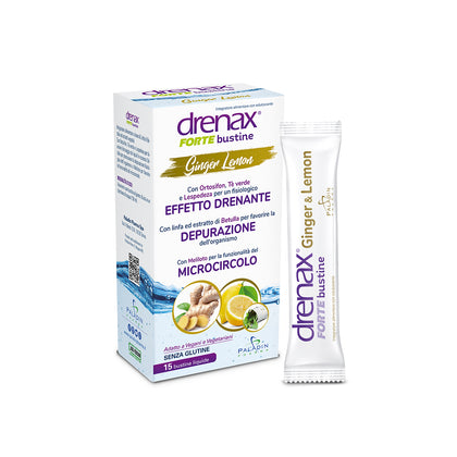 Drenax Forte Ginger Lemon 15 Stick Pack