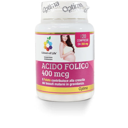 Colours Of Life Acido Folico 400 Mcg 120 Compresse