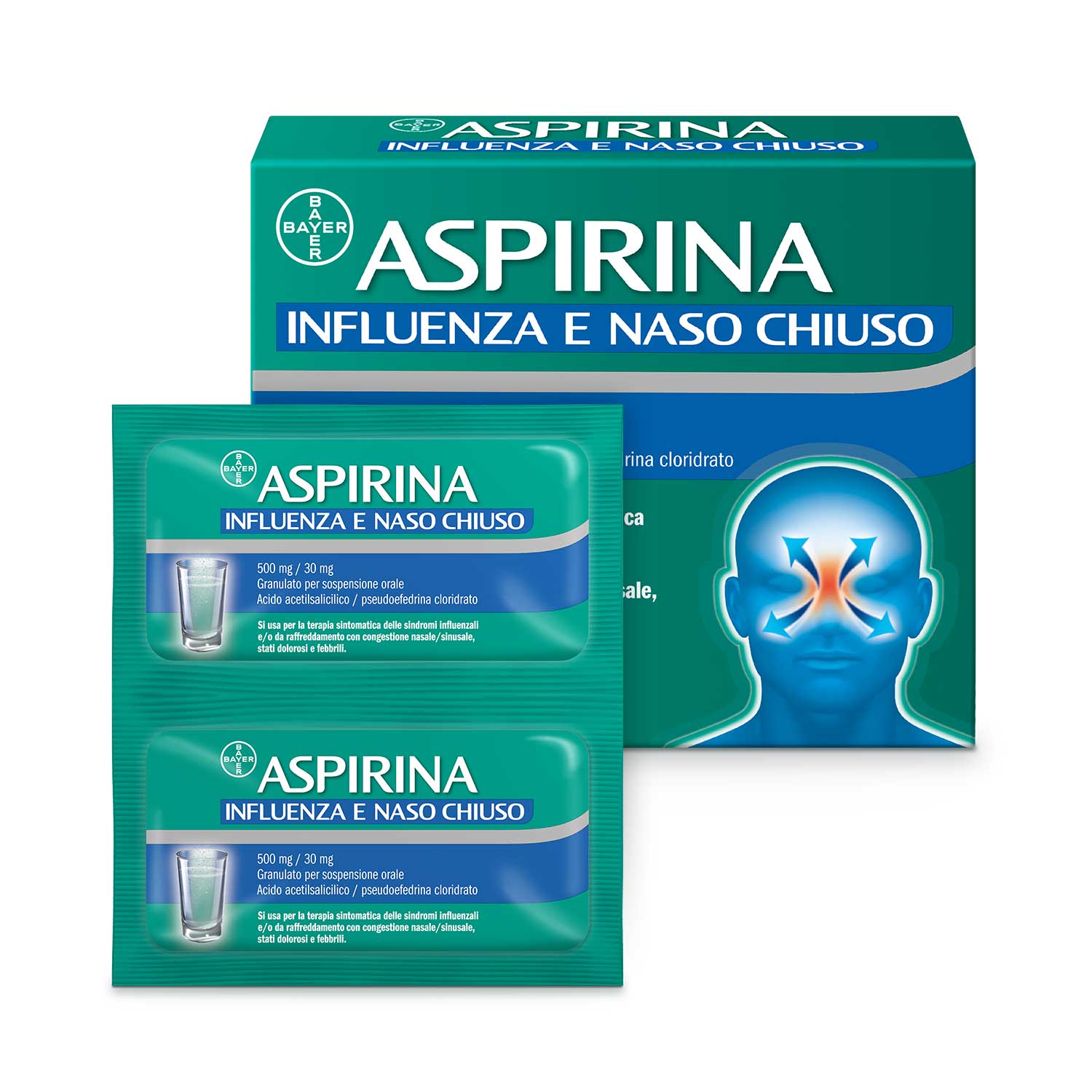 Aspirina Influenza E Naso Chiuso 10 Bustine