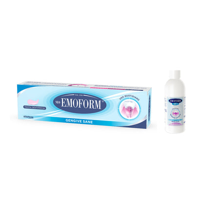 Neo Emoform Dentifricio 100ml+emoform Aqua Collutorio 100ml