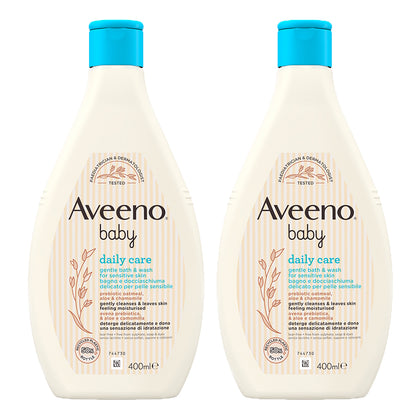 Aveeno Baby Daily Care Bagno Docciaschiuma Delicato 2x400ml