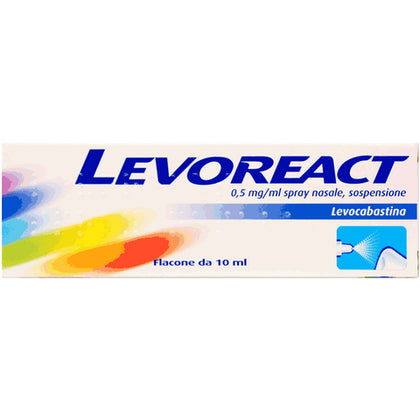 Levoreact Spray Nasale 10ml 0,5mg