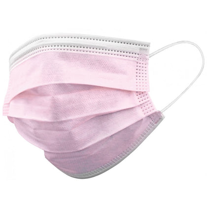 Mascherina Chirurgica Bambini Colorata Rosa 10 Pezzi