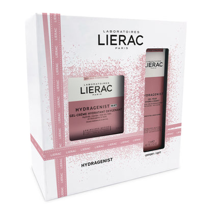Lierac Cofanetto Hydragenist Mat Gel-crema+contorno Occhi
