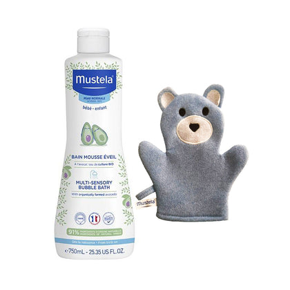 Mustela Bagnetto Millebolle 750ml + Guantino