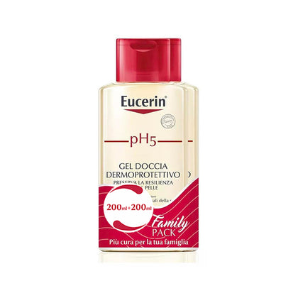 Eucerin Ph5 Gel Doccia Dermoprotettivo Pack 200+200ml
