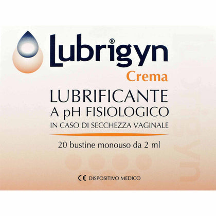 Lubrigyn Crema Vaginale 20 Buste Monodose 2ml