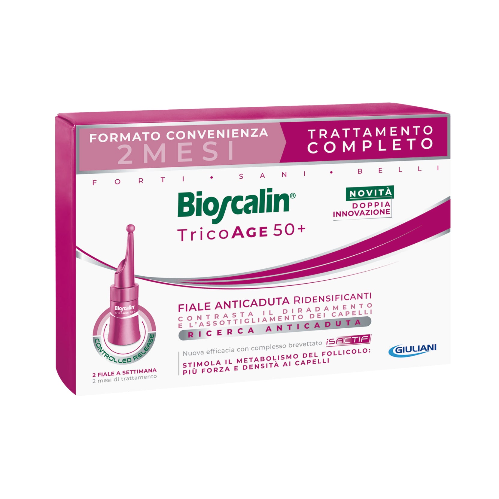 Bioscalin Tricoage 50+ Fiale Anticaduta 16 Fiale