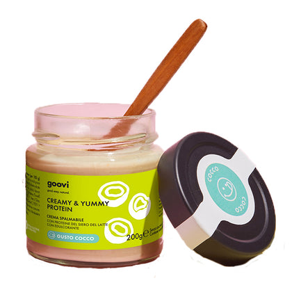 Goovi Crema Spalmabile Con Proteine Gusto Cocco 200g