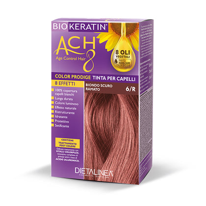 Biokeratin Ach8 Tinta Capelli Biondo Scuro Ramato 6/r