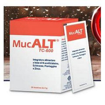 Mucalt Tc-600 20 Buste 4g