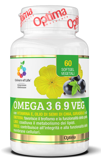 Optima Colours Of Life Omega 3.6.9 Veg 60 Soft Gel