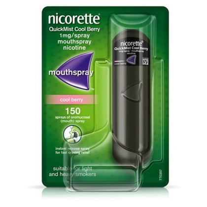 Nicorettequick Spray 1 Flacone 150 Dosi Aroma Frutti Rossi