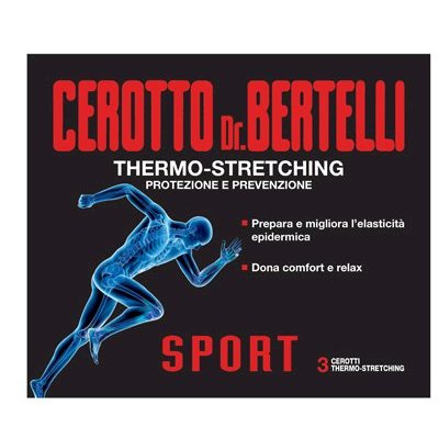 Cerotto Dr. Bertelli Sport Thermo-streching 3 Pezzi