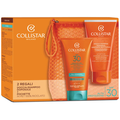 Collistar Kit Crema Solare Spf 30 + Doccia Shampoo Doposole