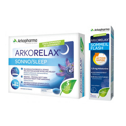 Arkorelax Sonno Compresse+arkorelax Sonno Flash Spray
