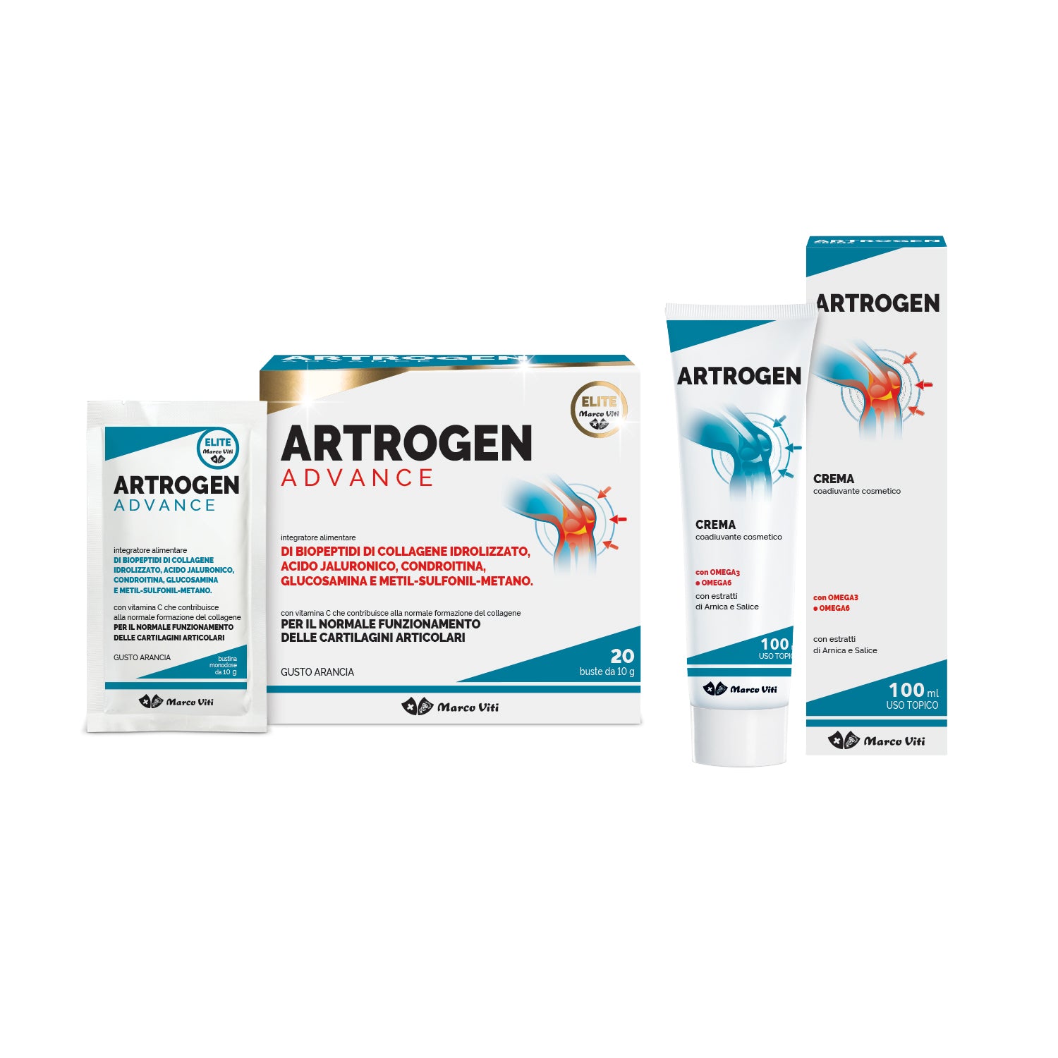 Artrogen Advance 20 Bustine + Artrogen Crema 50ml
