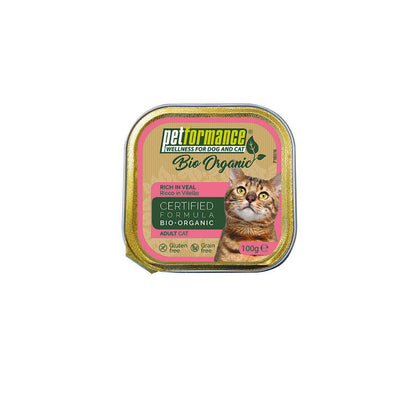 Petformance Bio Organic Vascheta Gatto Ricco In Vitello