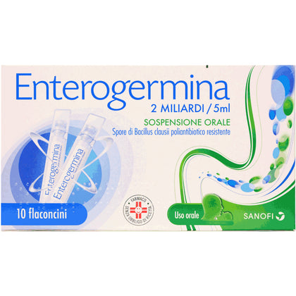 Enterogermina Os 10 Flaconcini 2mld/5ml