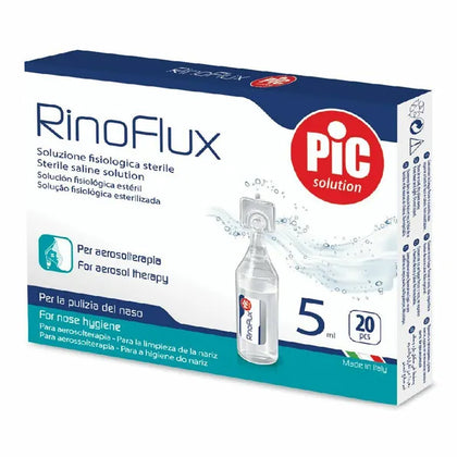 Pic Rinoflux Soluzione Fisiologica 20 Flaconcini 5ml