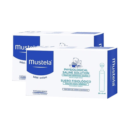Mustela Soluzione Fisiologica Bipack
