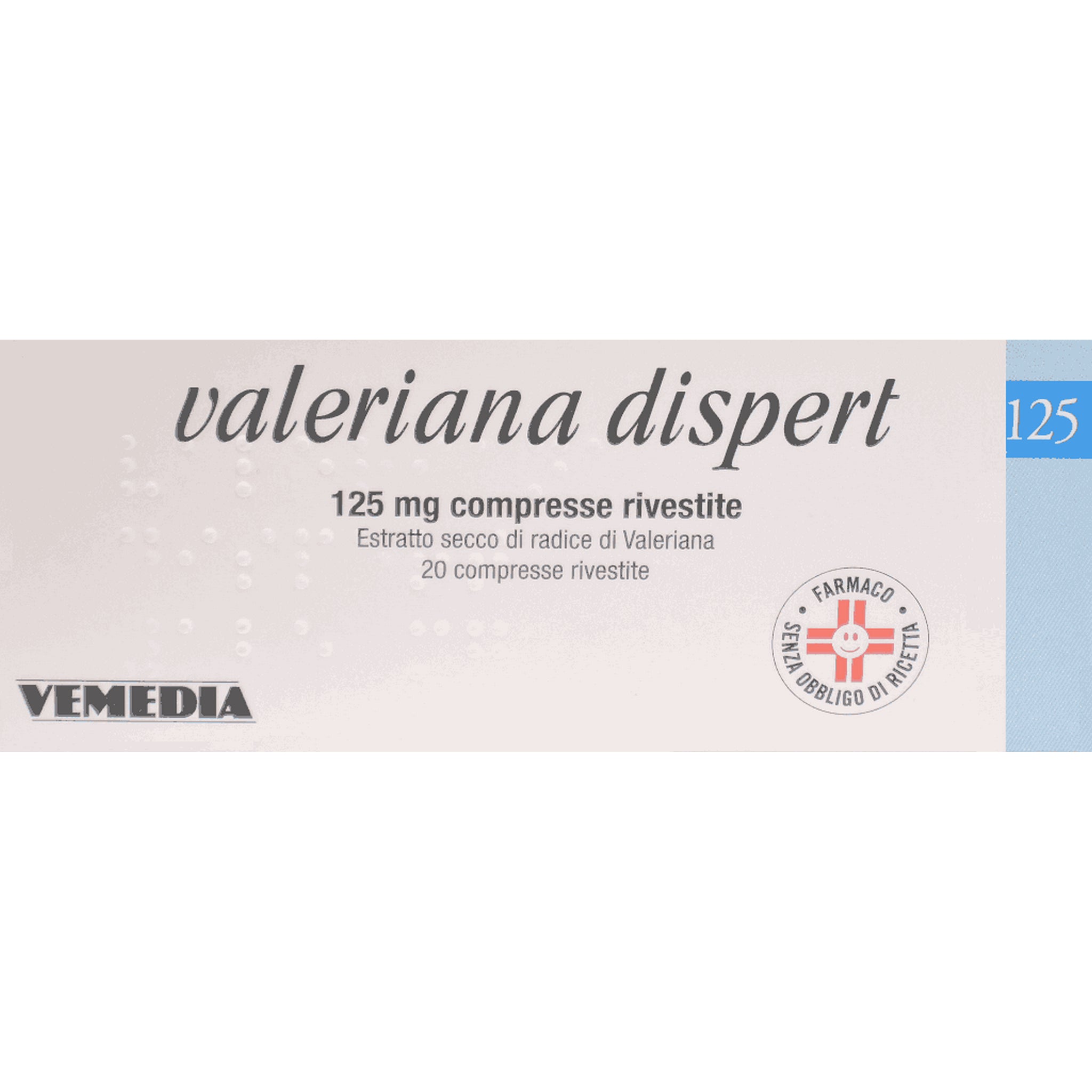 Valeriana Dispert 20 Compresse 125mg