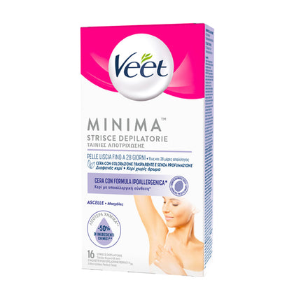 Veet Strisce Ascelle Ipoallergeniche 16 Pezzi