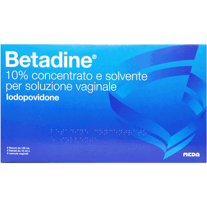 Betadine Soluzione Vaginale 5 Flaconi+5 Fialoidi+5cannule
