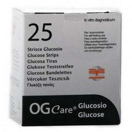 Ogcare Glicemia 25 Strisce