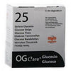 Ogcare Glicemia 25 Strisce