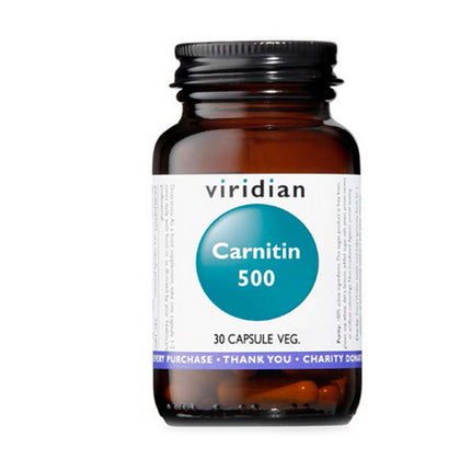 Viridian Carnitin 500 30 Capsule