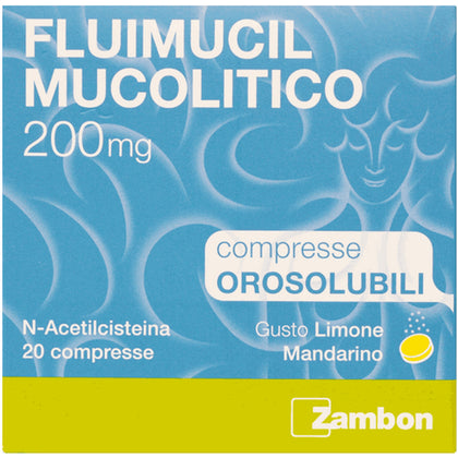 FLUIMUCIL MUCOLITICO 20 COMPRESSE ORO200MG