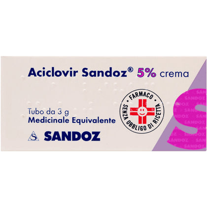 Aciclovir Sandoz Crema 3g 5%