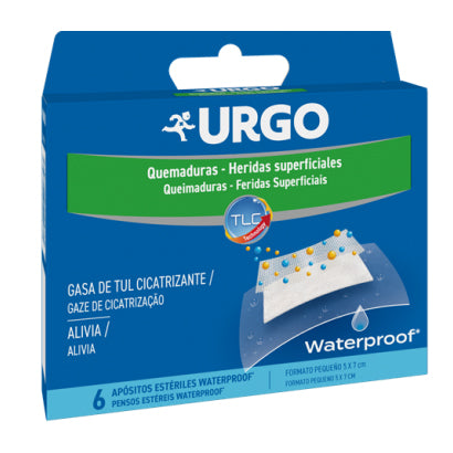 Urgo Ustioni Ferite Superficiali 6 Cerotti Waterproof 5x7cm