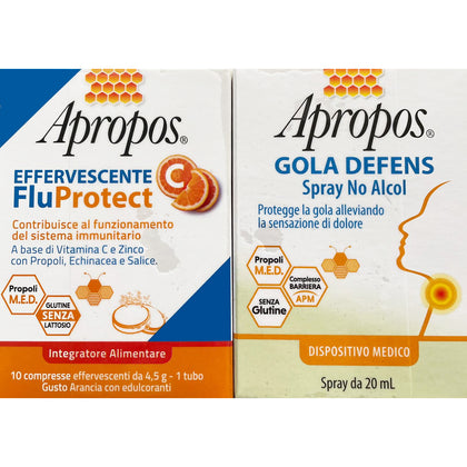 Apropos Gola Defens Spray No Alcol+effervescente Fluprotect