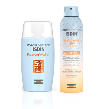 Fotoprotector Fusion Water Spf50+trasparent Spray Wet Skin