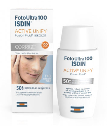 Isdin Foto Ultra Active Unify Fusion Fluid SPF 100+ 50Ml