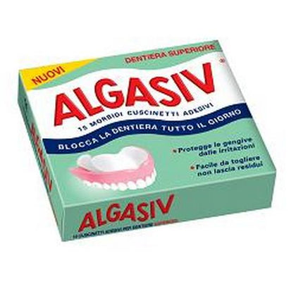 Algasiv Adesivo Protesi Superiore 15 Pezzi