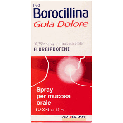 Neoborocillina Gola Dolore Spray Menta 15ml