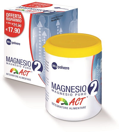 Magnesio 2 Act Puro Polvere 300g