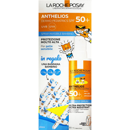 Anthelios Dermo Pediatrics Invisible Spray Spf50 Con Bandana