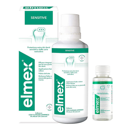 Elmex Sensitive Collutorio Per Denti Sensibili 400ml + 100ml