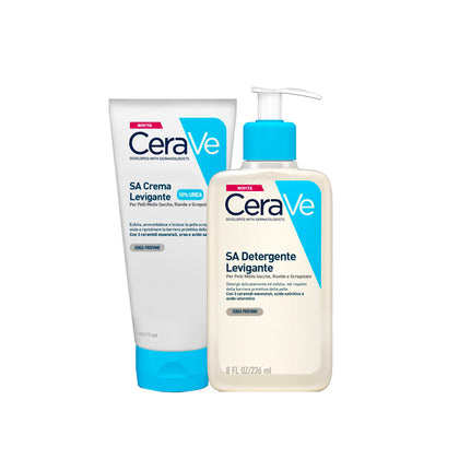 Cerave Sa Crema Levigante + Sa Detergente Levigante