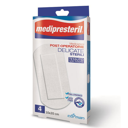 Medipresteril Cerotto Post Operatorio Tnt 10x20cm 4 Pezzi
