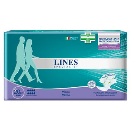 Lines Spec Pann Maxi M 20 Pezzi
