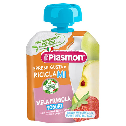 Plasmon Spremi E Gusta Fragola Mela Yogurt 85g